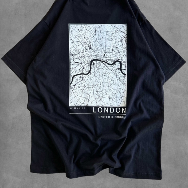 RO. LONDON MAP NEGRO